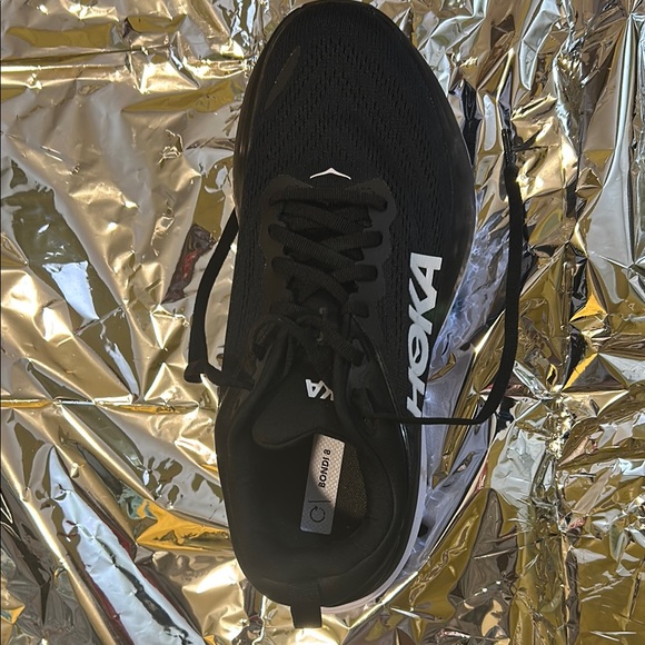 HOKA Black Athletic  BONDI 8 Sneakers - Picture 2 of 7